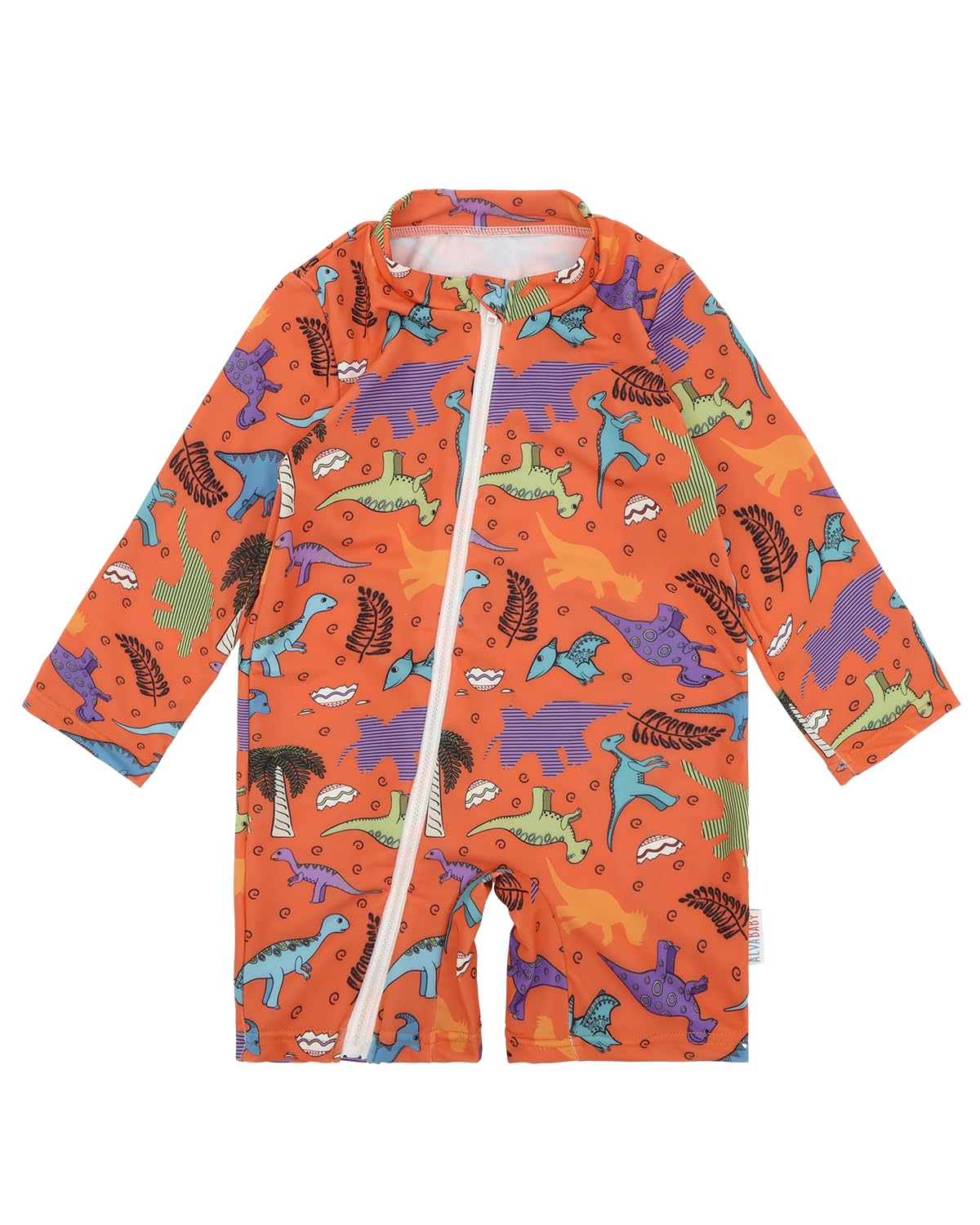 ALVA Baby Boy's One Piece Swimsuit,UPF50+Sun Protection Rash Guard Swimwear