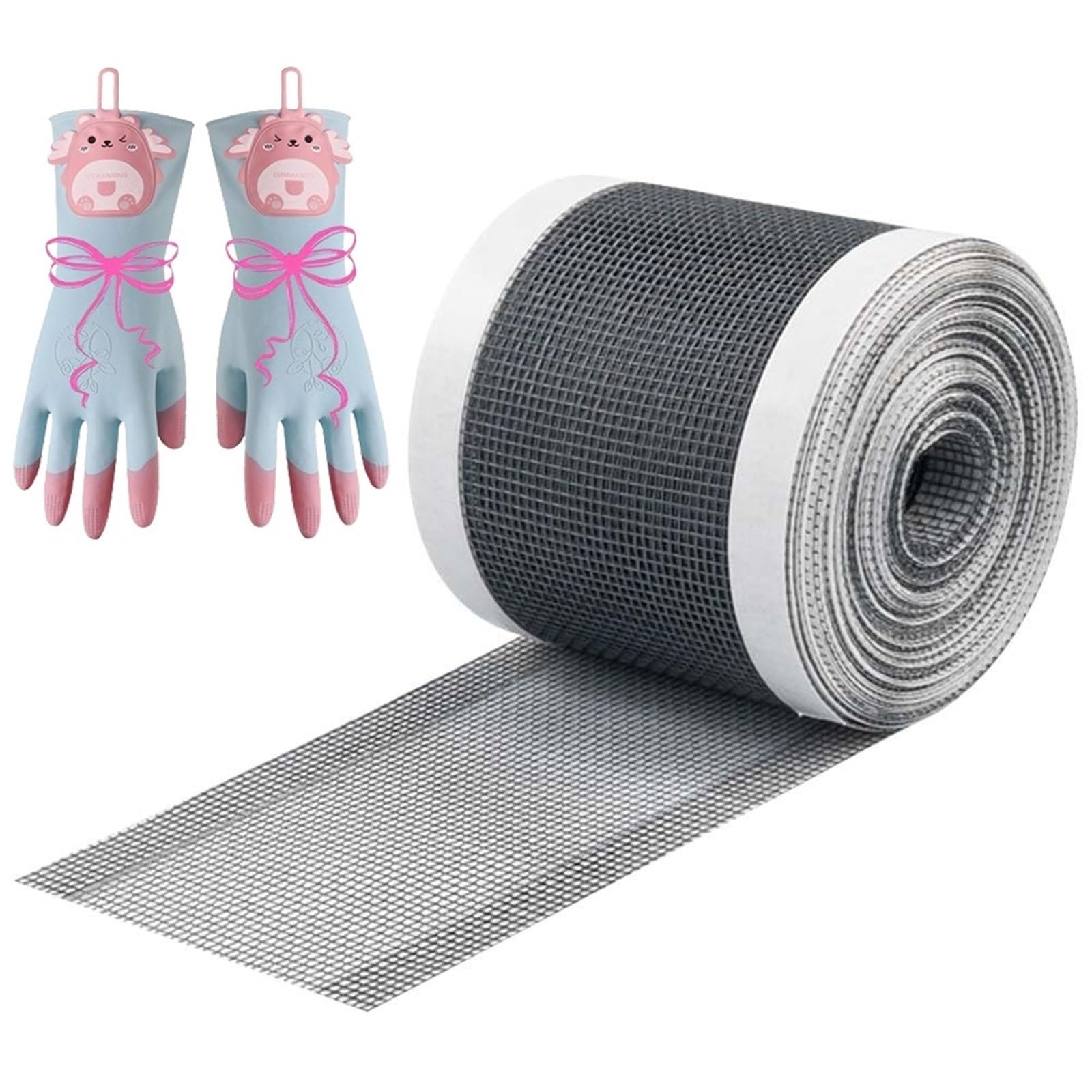Disposable Shower Drain Hair Catcher Stickers - Peel & Stick Strainers,Includes a pair of exquisite gloves