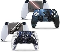 Vista 6 de GNG PS5 Consola digital DV de Starwars Skin Decal Vinal Sticker + 2 fundas de controlador