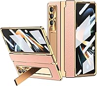 Vista 13 de Funda Samsung Galaxy Z Fold 3 - Protección de bisagra, protector de pantalla integrado, función atril, color rosa claro