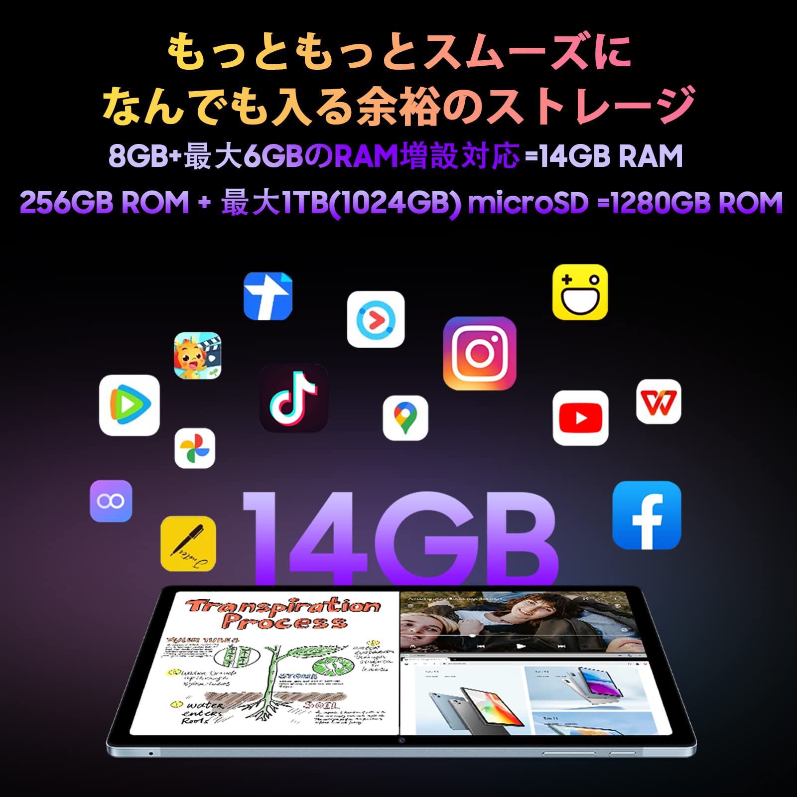 Amazon.co.jp: 【2023 NEW Android 12 タブレット】 Blackview