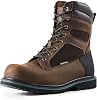 Golden Retriever Work Boots for Men Heavy Duty Composite Toe 68 Durable Crazy Horse Leather Waterproof Slip-Resistant Construction Industry Boots GJ3155-GJ3255