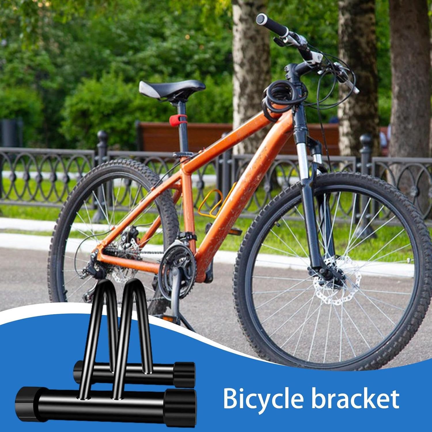 自転車 スタンド 差込タイプ 駐輪スタンド 調整可能 ロードバイク クロスバイク V字型 自転車スタンド 1台用 駐輪スタンド 自転車立て ディスプレイスタンド 車輪差し込みタイプ バイクスタンド 自転車 収納 固定 室内 屋外 組立簡単 安定 強風 前輪 サイクルスタンド 転倒防止 駐輪スタンド 自転車ラック 37.5×31×5.5cm