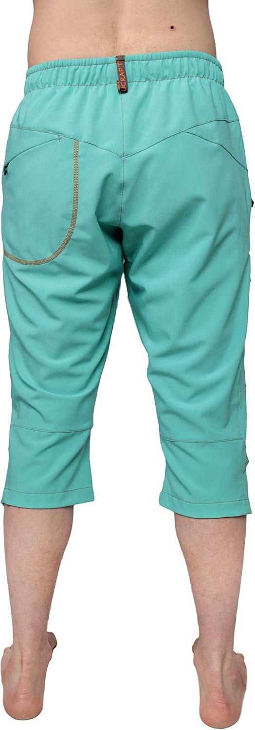 Ucraft "Xlite Rock Climbing Bouldering and Yoga Knickers ¾ Men's and Women's Capri Pants. Lightweight, Stretchy, Breathable