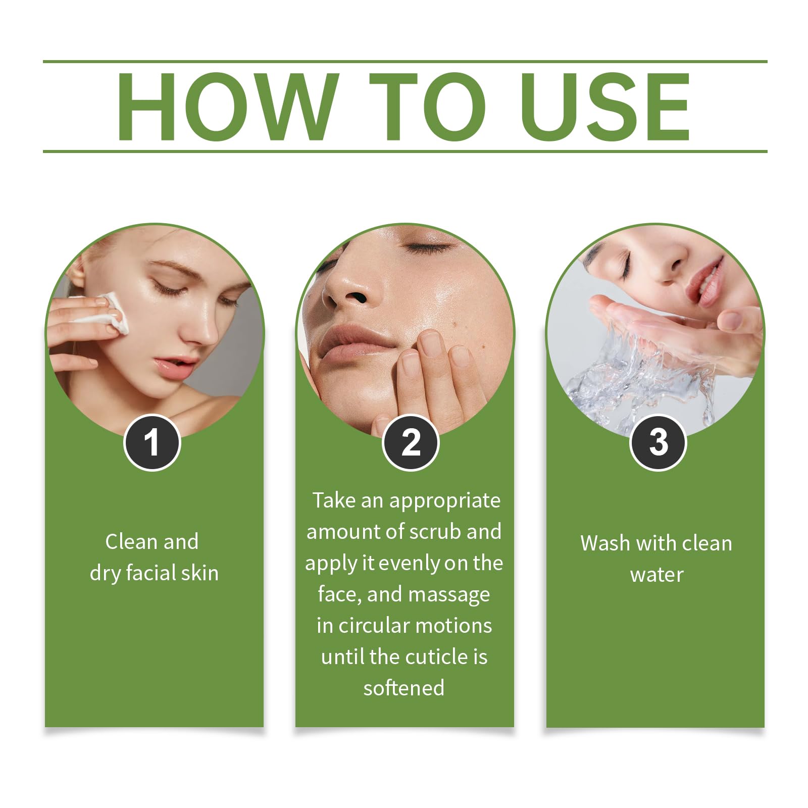 Scrub esfoliante all'aloe vera e aminoacidi, peeling delicato per viso e corpo per collo e spalle, illuminante e restringente, migliora la pelle secca e ruvida. Esfoliante viso quotidiano. (6 pezzi)