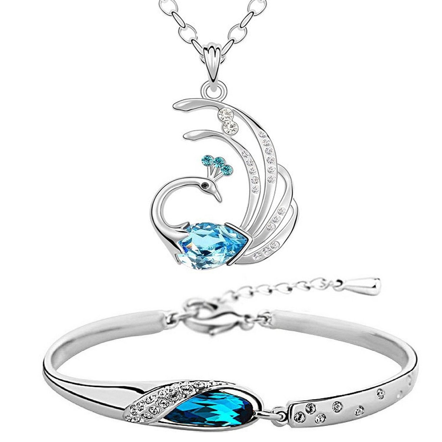 See full amazon price history chart for Om Jewells Crystal Feathery Peacock with Bangle Bracelet for Women Om Jewells Crystal Feathery Peacock with Bangle Bracelet for Women (B072FG3KWQ) Amazon Price History, Amazon Price Tracker