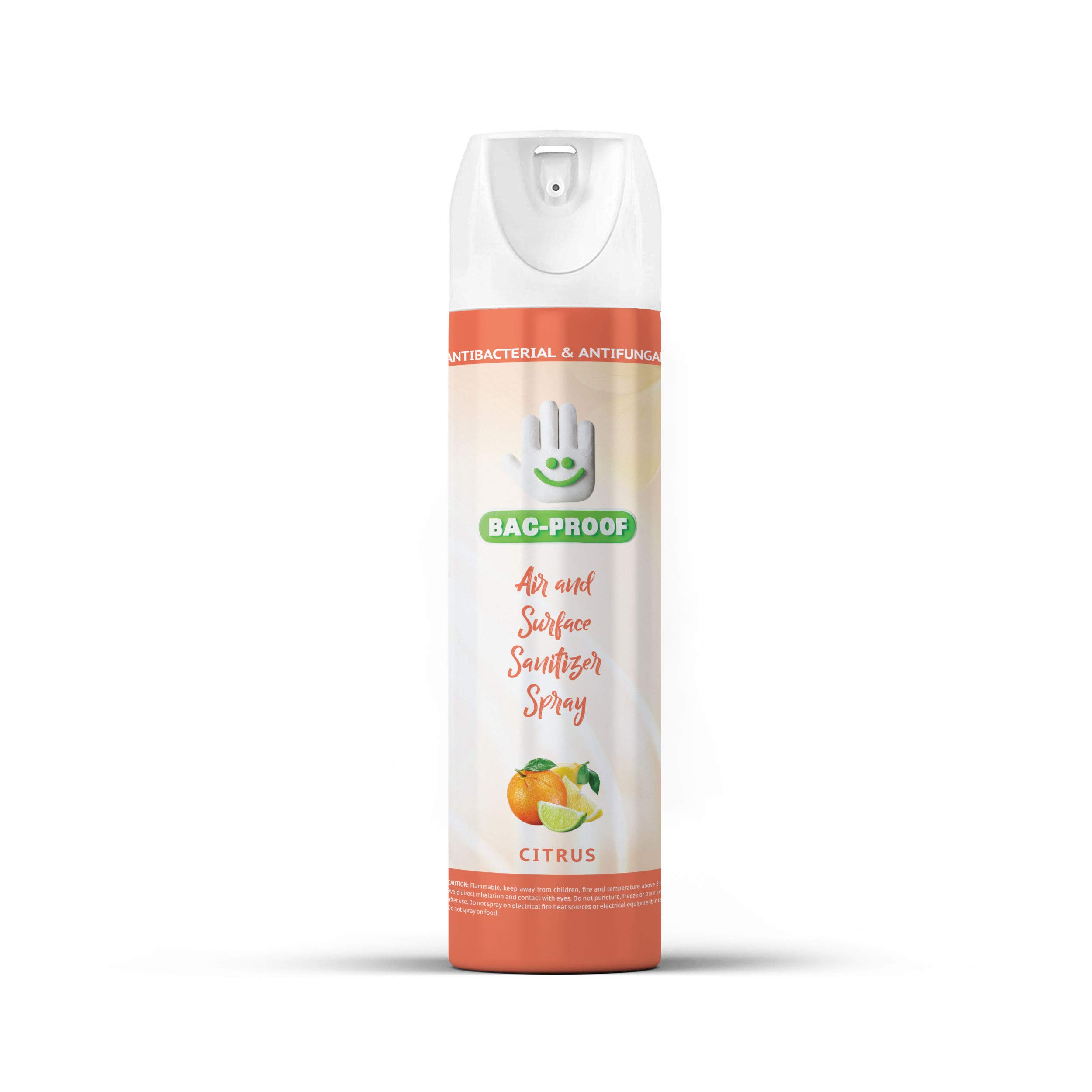 BAC-PROOF AIR FRESHENER WITH CITRUS FRAGRANCE (250 ML)