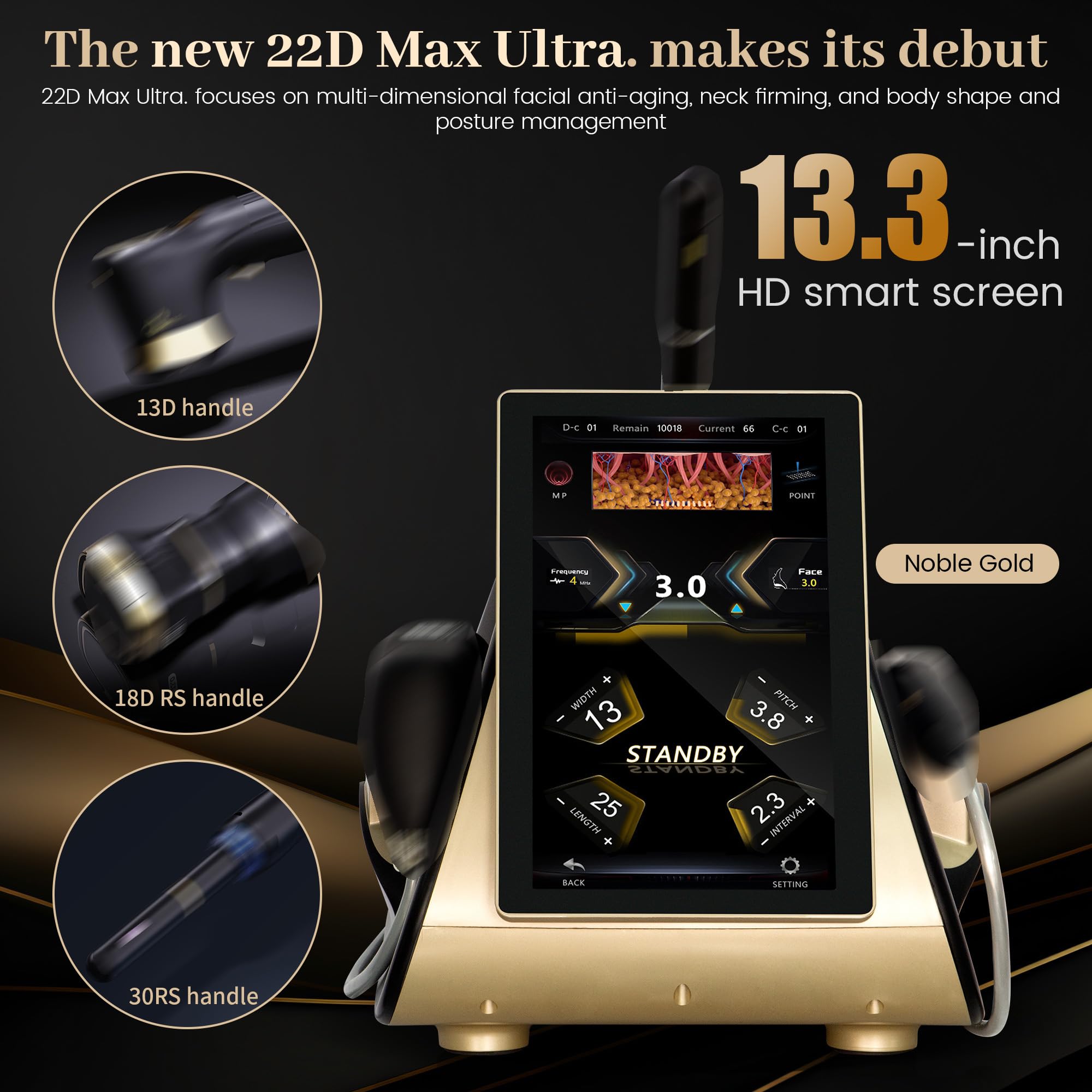 Lifting Viso e Modellamento Corpo con 13D e 18D RF