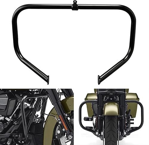 Miniatura 5 de SLMOTO 1 14 "barra de choque de motor de carretera para Harley Touring Road King FLHR Electra Glide Standard FLHT Road Glide FLTR FLTRX Street Glide