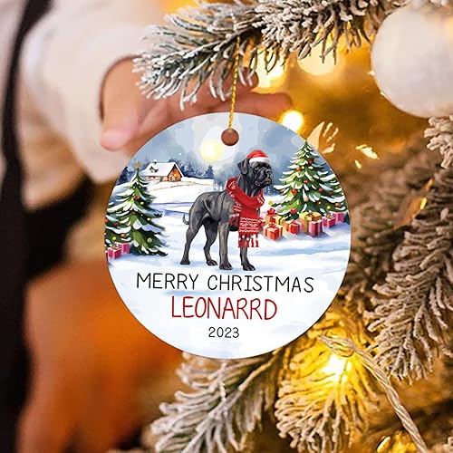 Miniatura 101 de Adorno personalizado para árbol de Navidad de perro Chow Chow, regalo único de Navidad negro para los amantes de los perros Adorno negro Chow Chow