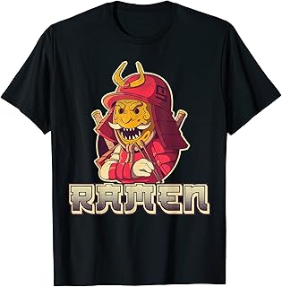 Ramen - Ramen japonés Katakana Samurai Camiseta