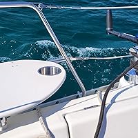 Vista 2 de Yuanhe Soporte para bebidas de acero inoxidable con drenaje para barco marino, caravana, caravana, 6