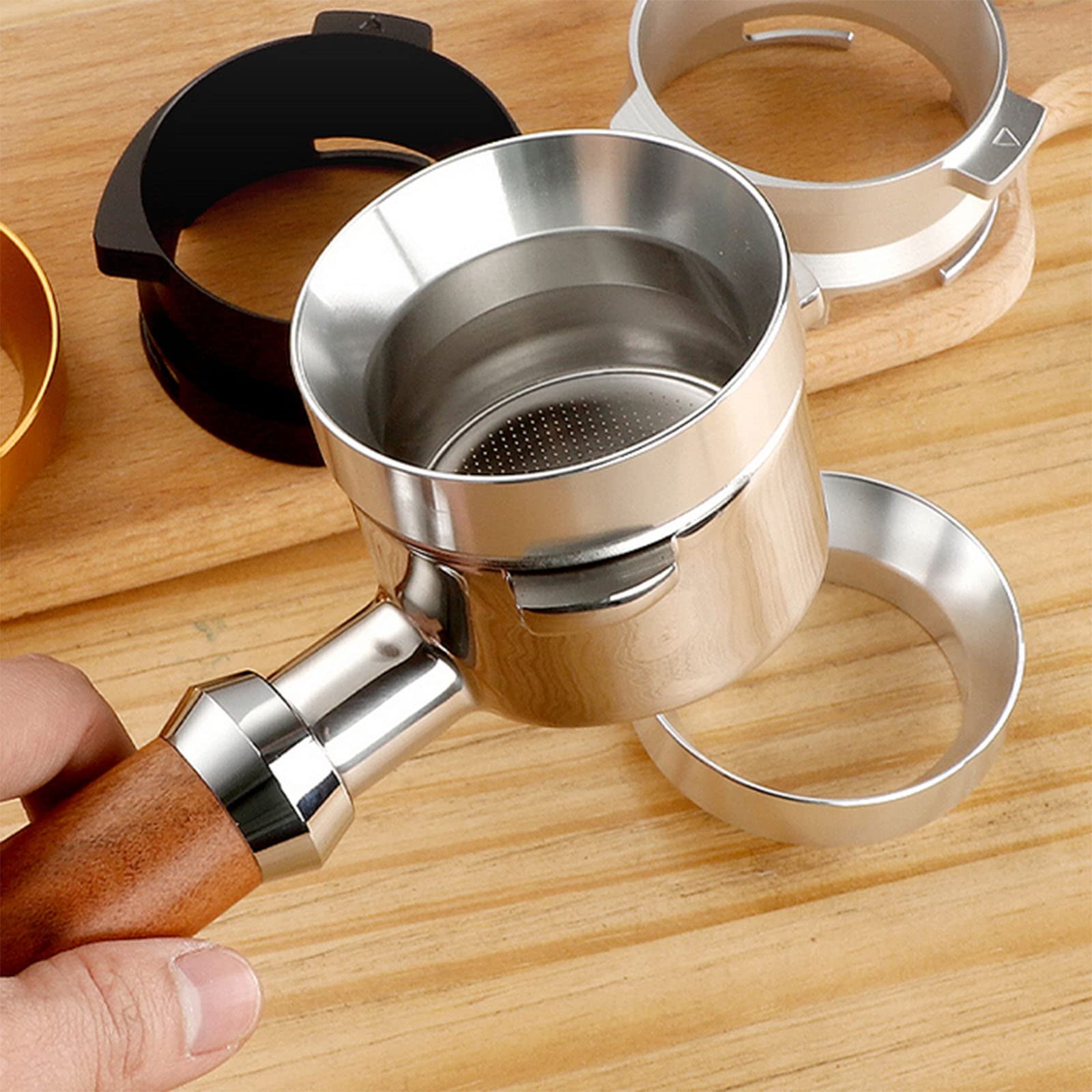 58mm Dosing Funnel, Magnetic Espresso Dosing Funnel 58mm Portafilter Funnel, Coffee Accessories