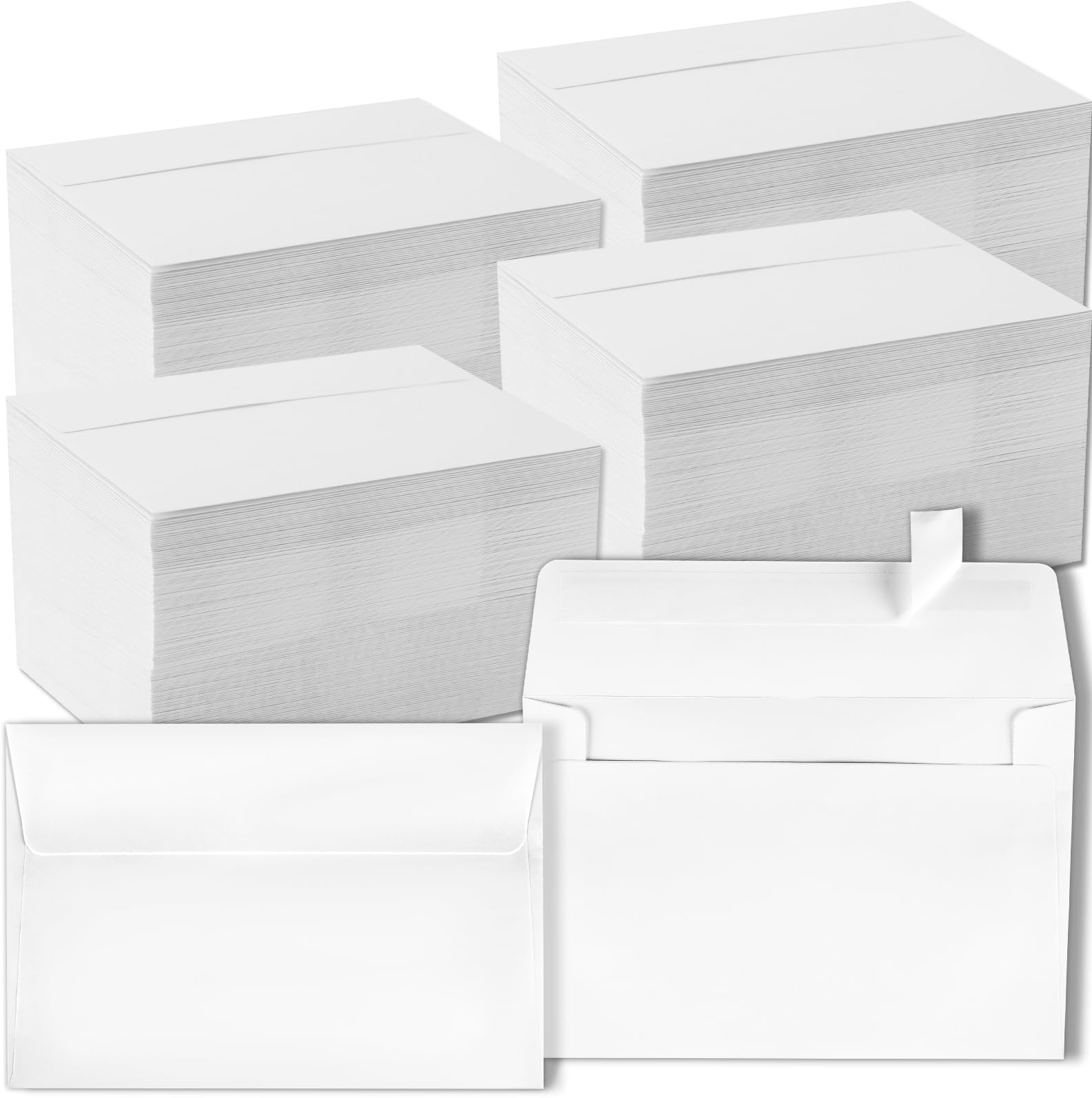 gisgfim Self Adhesive Invitation, 1000 Pcs A7 Envelopes 5.25x7.25 Inches