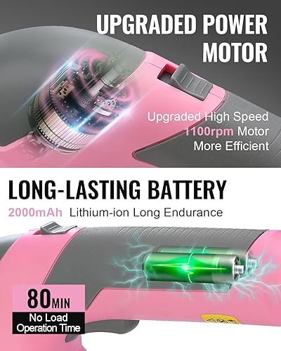 Miniatura 4 de WORKPRO - Cizalla manual 2 en 1 para césped, setos y arbustos, inalámbrica, de 7.2 V, cizalla eléctrica con batería de litio recargable, incluye