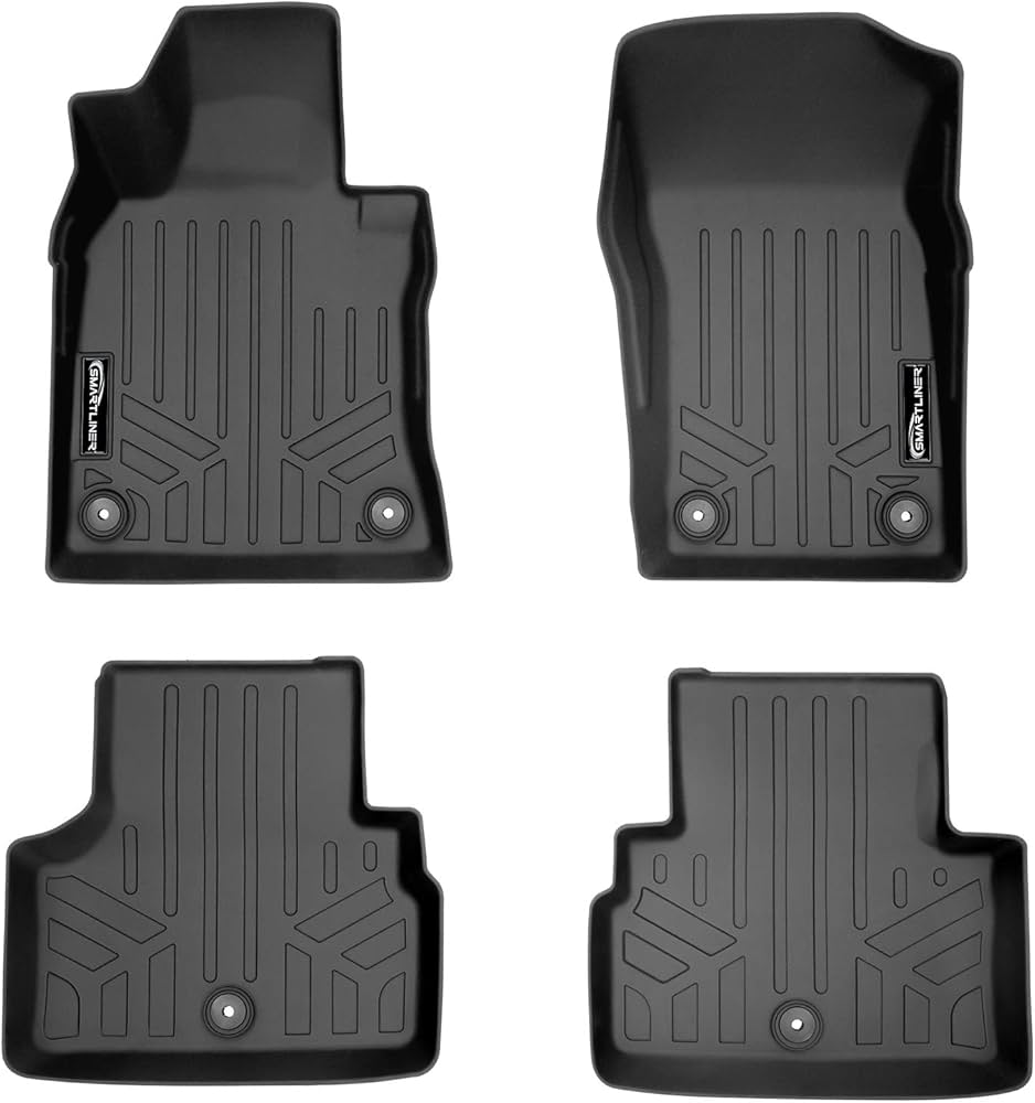 【のライナー】 MAXLINER Floor Mats 2 Rows and Cargo Liner Set Black for 2018