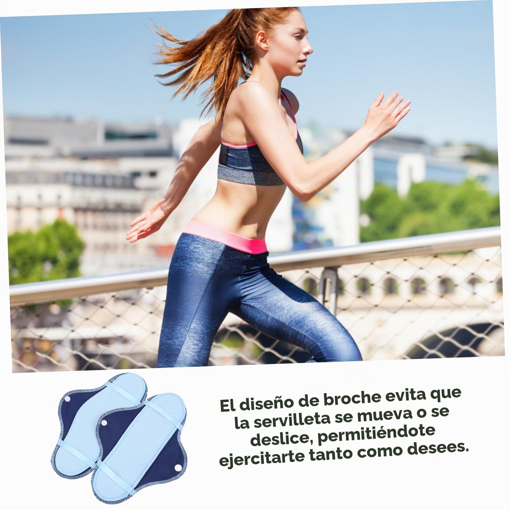 Healeved 8 Piezas Compresas Reutilizables Compresas Postparto Algodon Toalla Higiénica Polar Protectore Diarios Menstruales Almohadillas para Mujer Toalla Sanitaria Ecológica