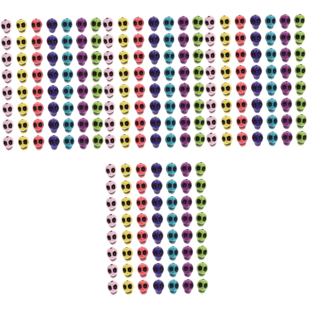 Tofficu 4 Juegos Cuentas De Calavera Halloween Tanque Decoración De Halloween Estrella Talón Cuentas Para Pulseras Perlas De Joyería Encantos De La Pulsera Acrílico 300 Uds * 4