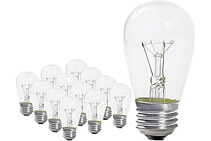 FEIT Electric 11s14-130 Clear Outdoor Light Bulbs