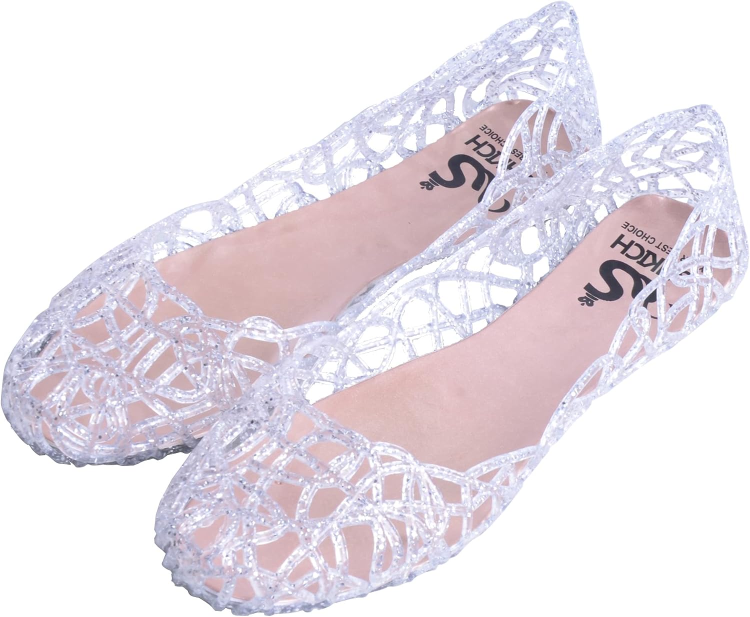 Dear Time Women Flat Heel Summer Beach Jelly Shoes