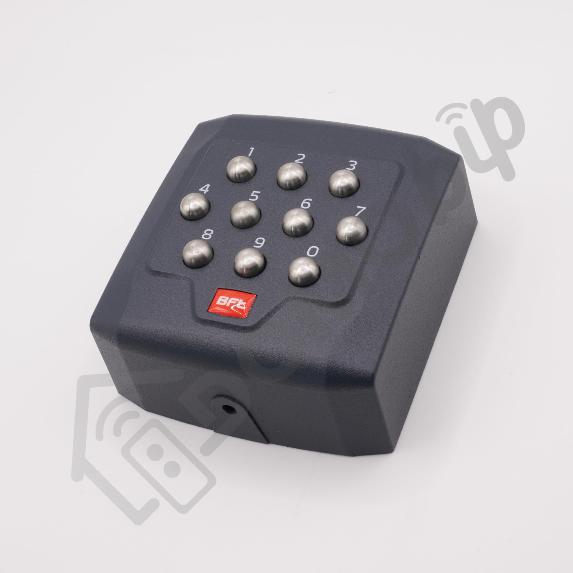 BFT Q.BO PAD P121025 - Clavier à code filaire antivandalisme - Contrôle d’accès Wiegand - 12/24 V - Boîtier métal - Touches inox + 1 Goodies DOMOBIP