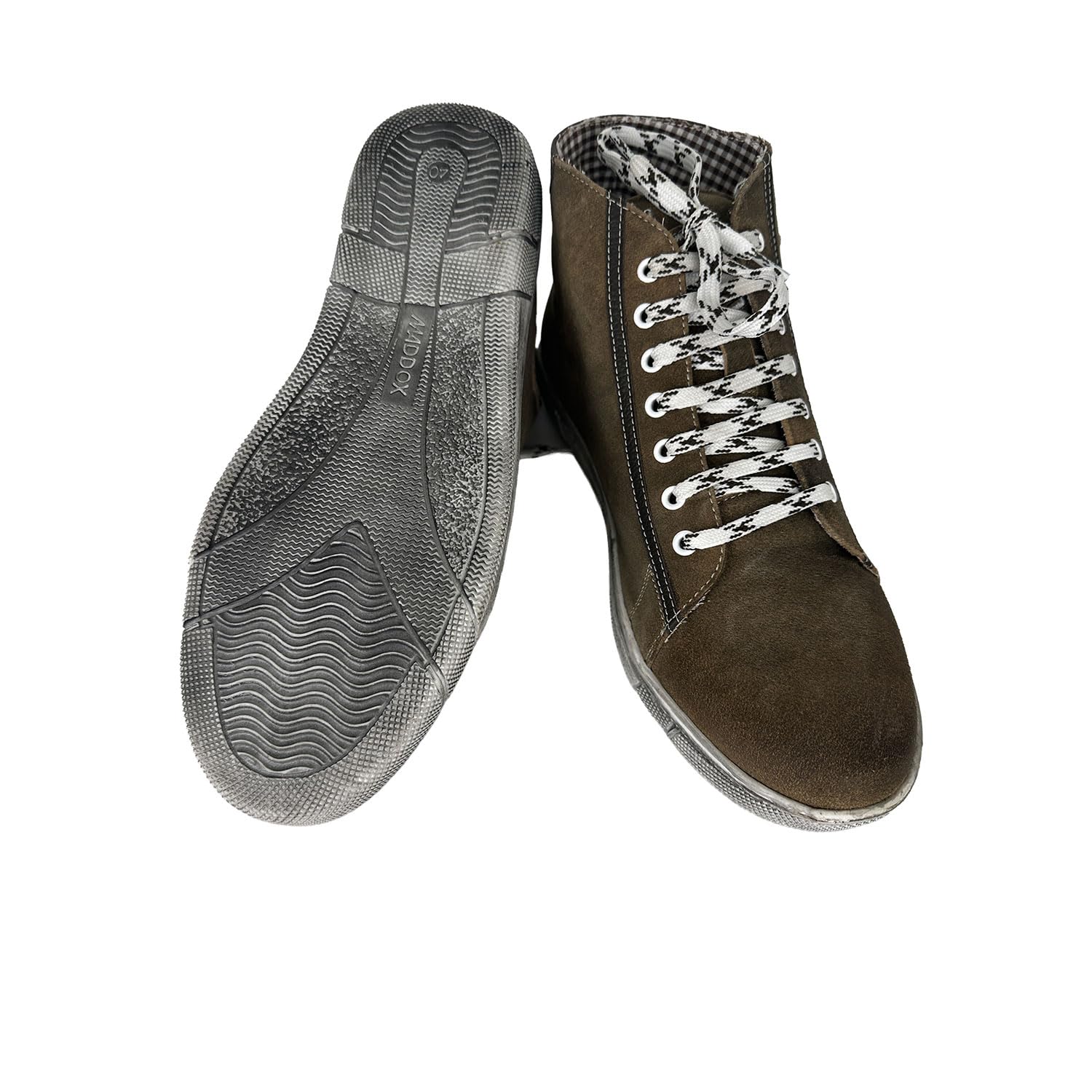 Maddox Herren Trachten Leder Schuhe Hohe Sneaker Marinus | Wood 45