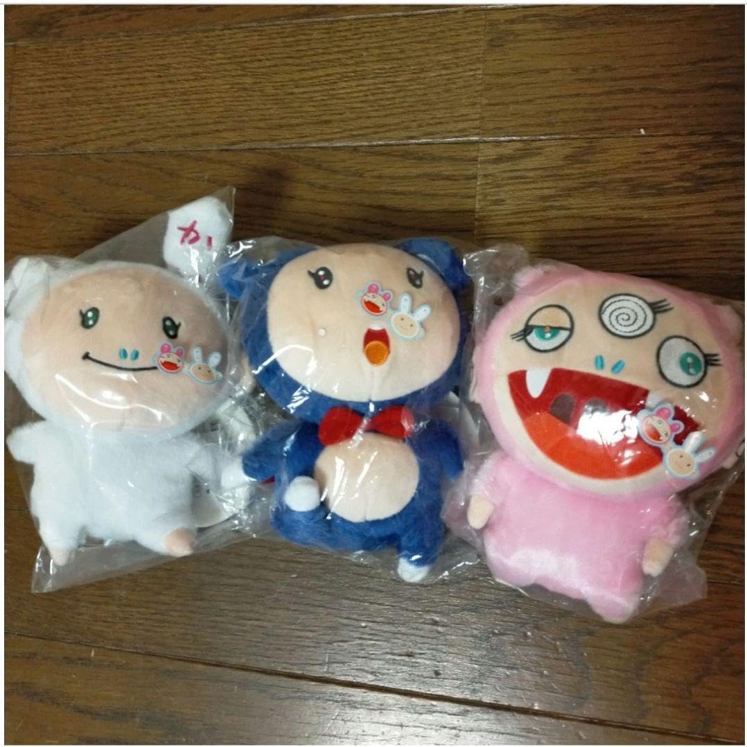 村上隆カイカイぬいぐるみSサイズ Amazon.co.jp: 村上隆 カイカイキキ ぬいぐるみ 小サイズ 3つ