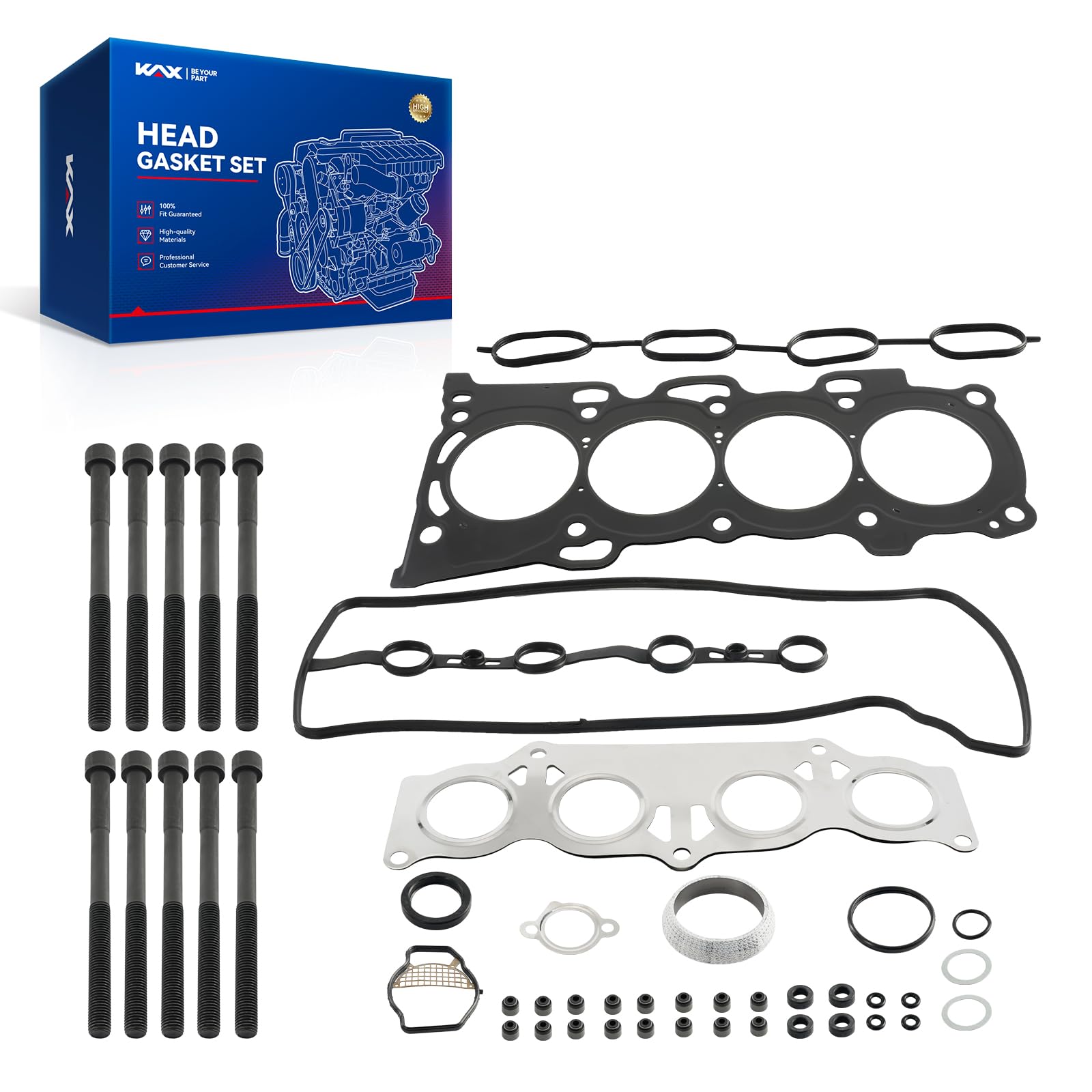 KAX Head Gasket Set for Toyota Camry 2002-2006 2.4L, RAV4 2004-2005 2.4L