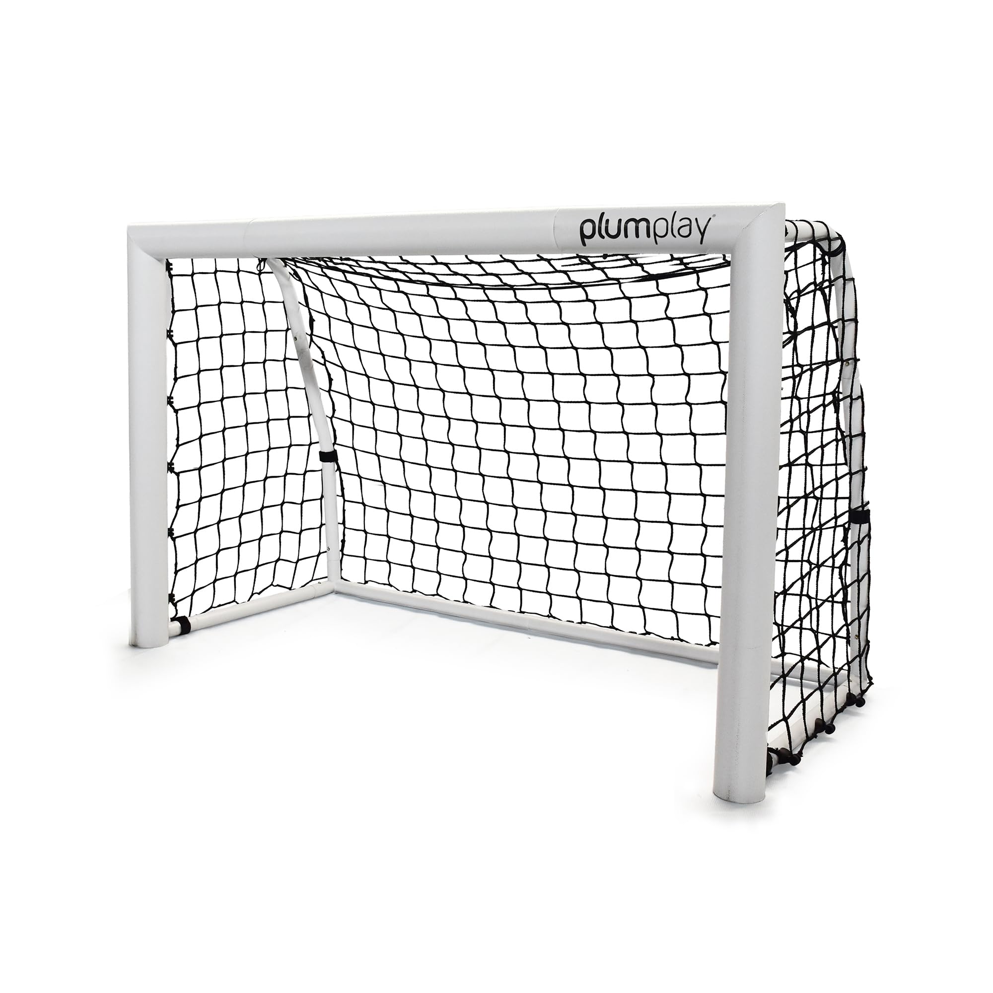 Plum Play Football Goal - Heavy Duty Metal Frame - Quick Clip Net System - All Weather Goalpost for Target and Goal Keeping Practice - 120x80cm - 180x120cm - 240x160cm - 300x200cm (120 x 80cm)