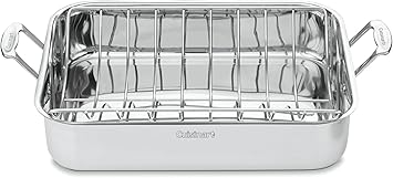 MultiClad Pro Stainless Steel Roaster with Rack - Thumbnail 4