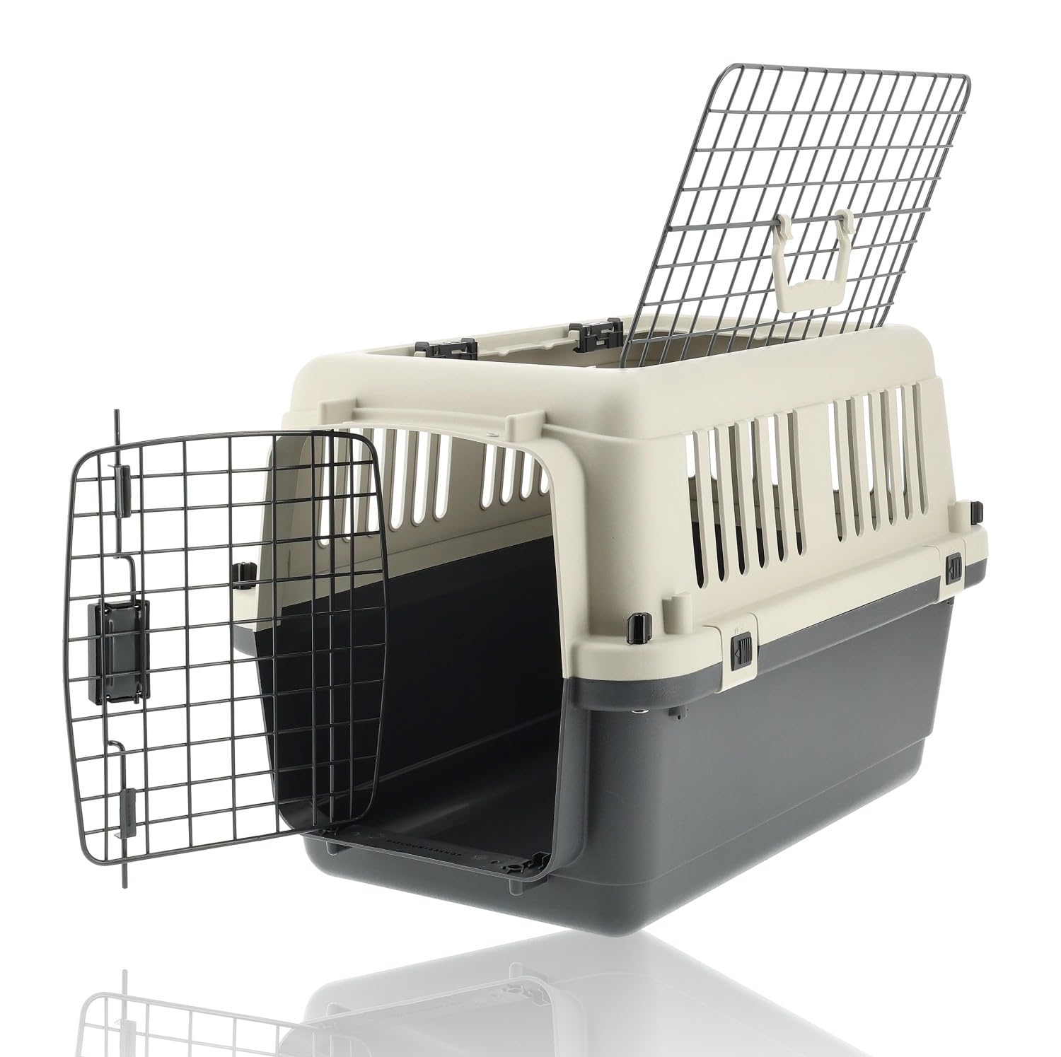 Trasportino per gatti Grande per animali domestici da 12 kg - Trasportino per gatti con serratura - Trasporto portatile gatto/coniglio/cuccioli