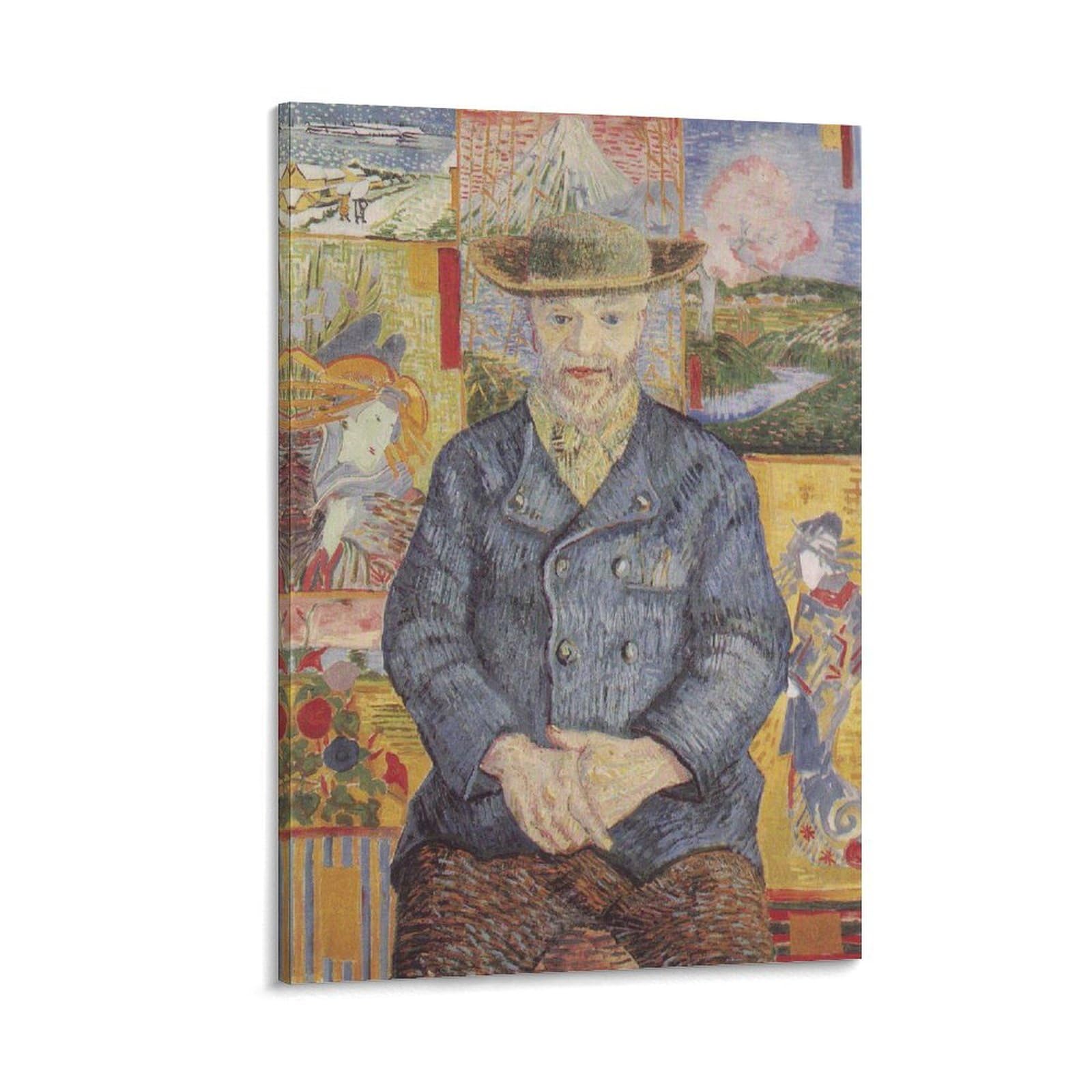 Artworks]ファン・ゴッホ|タンギー爺さん|1887年|油彩|肉筆|原画|