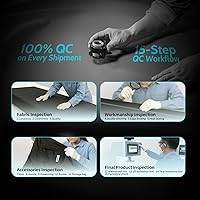 Vista 9 de Funda impermeable para sofá de exterior de 88W×40D×33H - Protector resistente para banco de patio de 3 plazas, se ajusta a muebles de 86-88 pulgadas