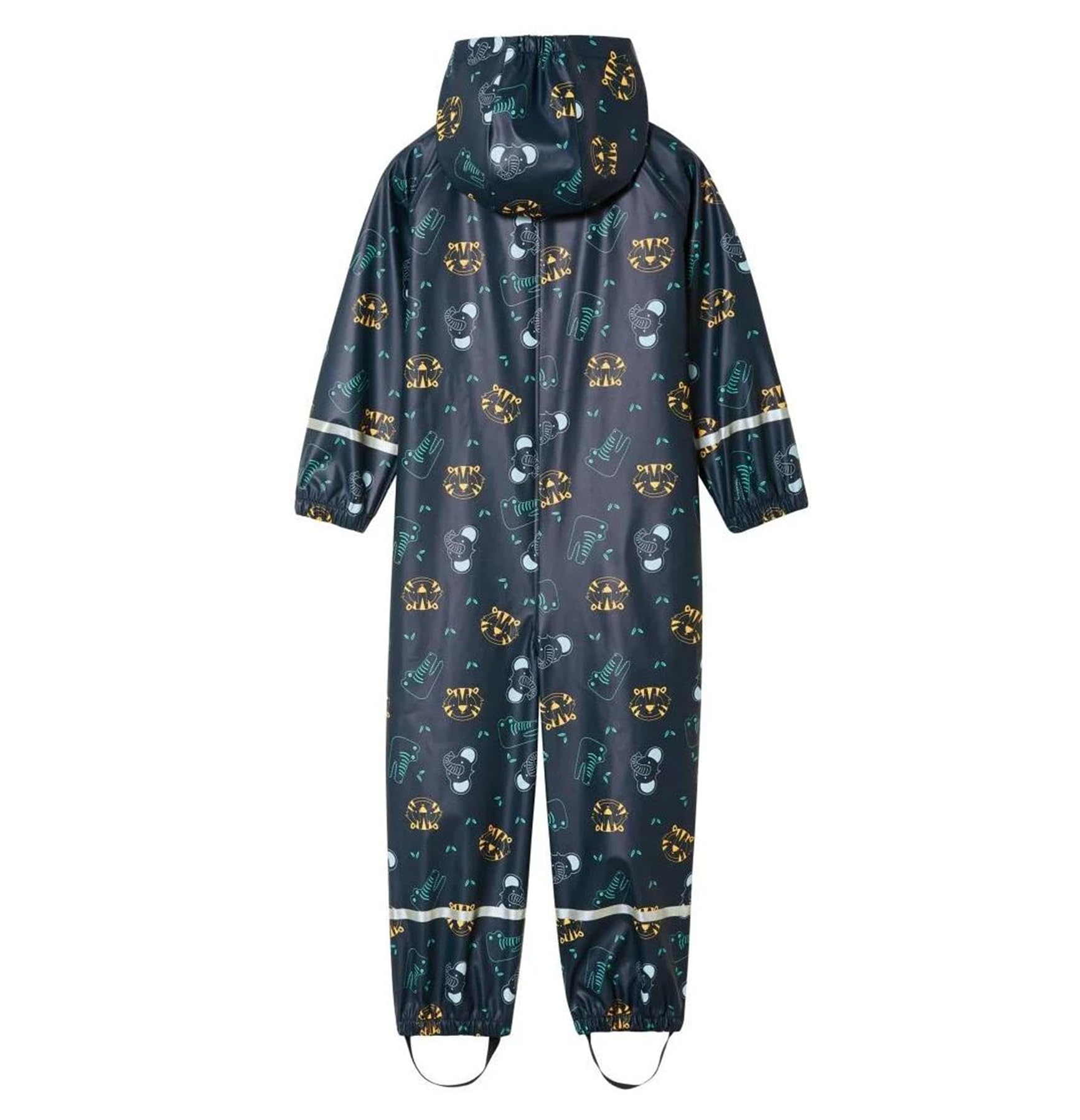 PU Impermeables de Viaje Niños Chubasqueros Entero Niña Traje de Lluvia Mono Poncho 3 en 1 Bebe Traje de Charco Infantil Chaqueta Impermeable Senderismo 1-6 Años