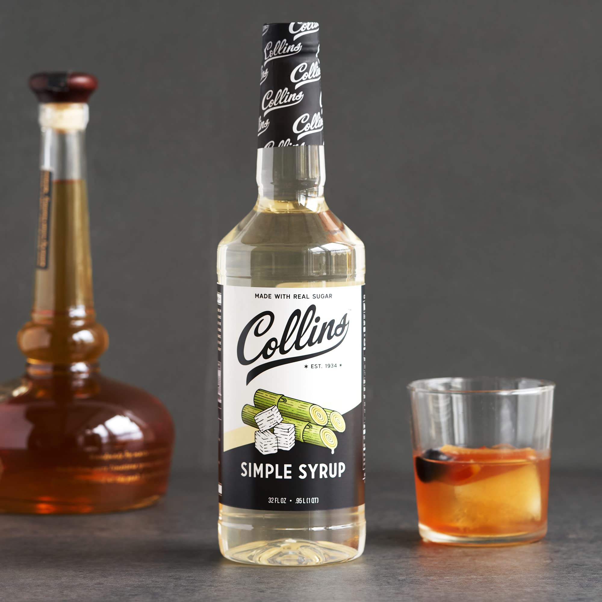 Simple Syrup, Classic Simple Syrup, Real Sugar Cocktail Syrups, Soda Water