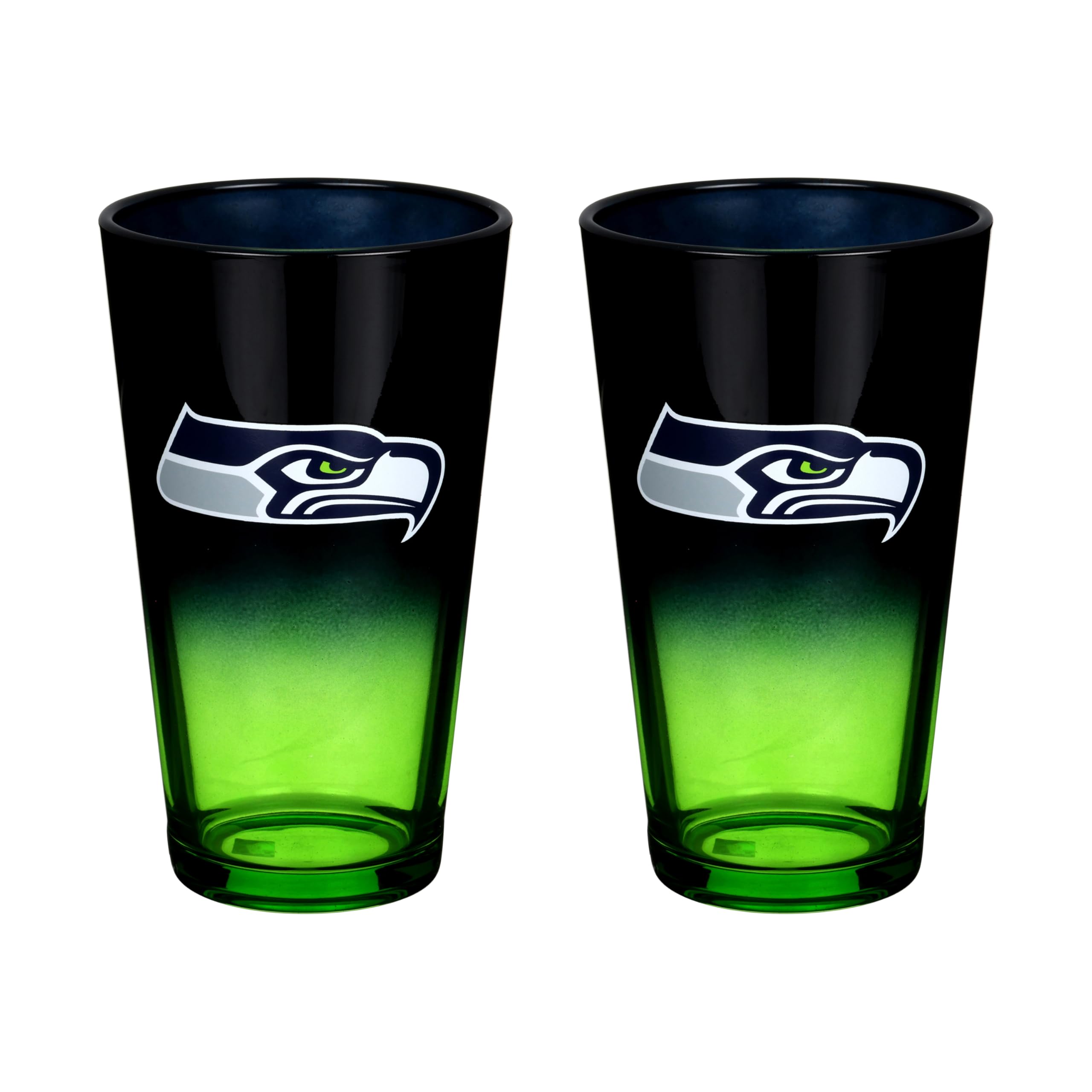 NFL Ombre Pint Glasses - Indianapolis Colts (2-Pack) -29