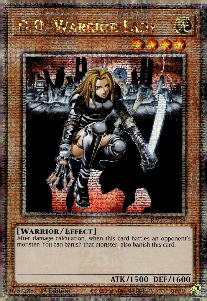 D. D. Warrior Lady異次元の女戦士アジア1stスーパー3枚セット Amazon.com: D.D. Warrior Lady (Quarter Century Secret Rare) - RA03