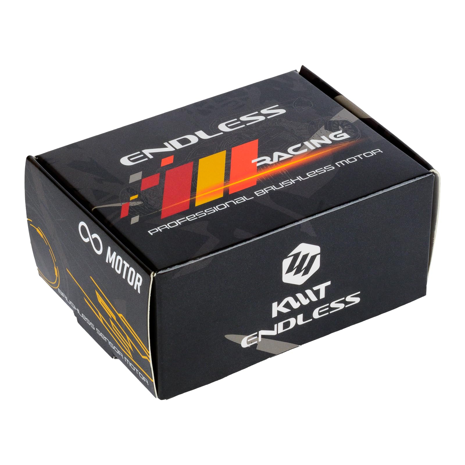 KWT Motor sin escobillas sin fin, motor RC de alto par y alta eficiencia, resistente al calor, diseño ligero, compatible con coches de carreras RC 1/10 en carretera/todoterreno (10.5T)
