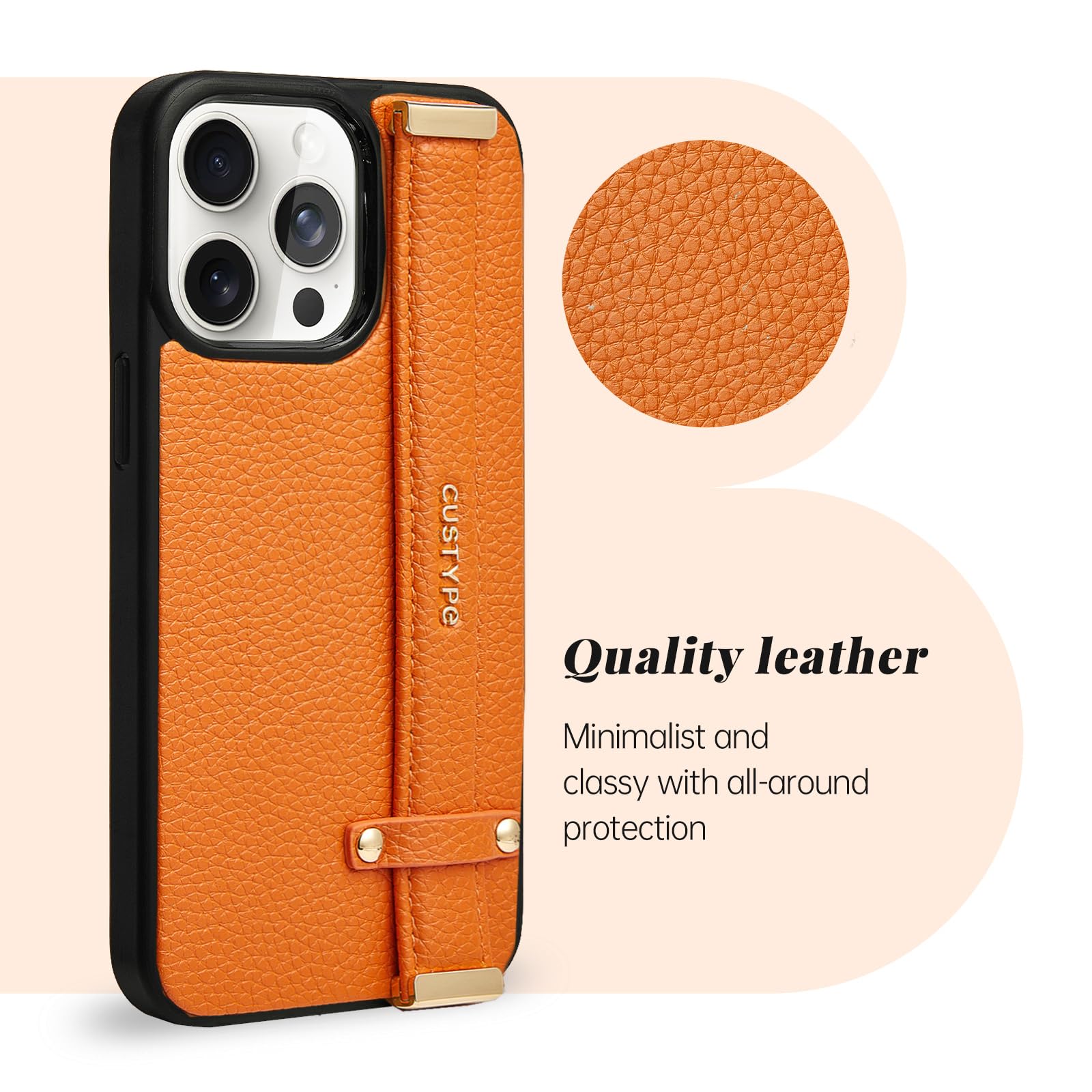 Amazon.com: CUSTYPE for iPhone 15 Pro Max Case with Adjustable