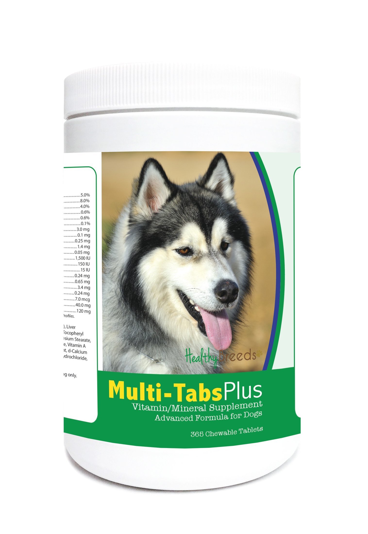Healthy Breeds Siberian Husky Multi-Tabs Plus Chewable Tablets 365 Count