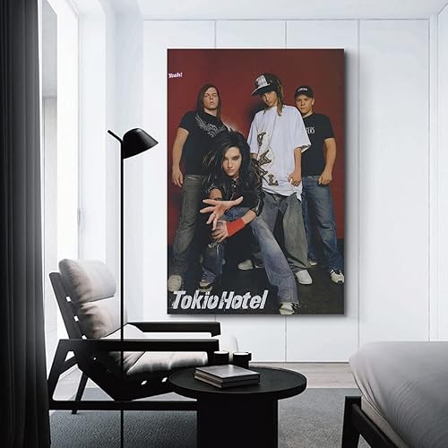 Miniatura 3 de Tokio - Póster de banda de hotel para dormitorio, lienzo estético, decoración de pared, 12 x 18 pulgadas (11.8 x 17.7 in)