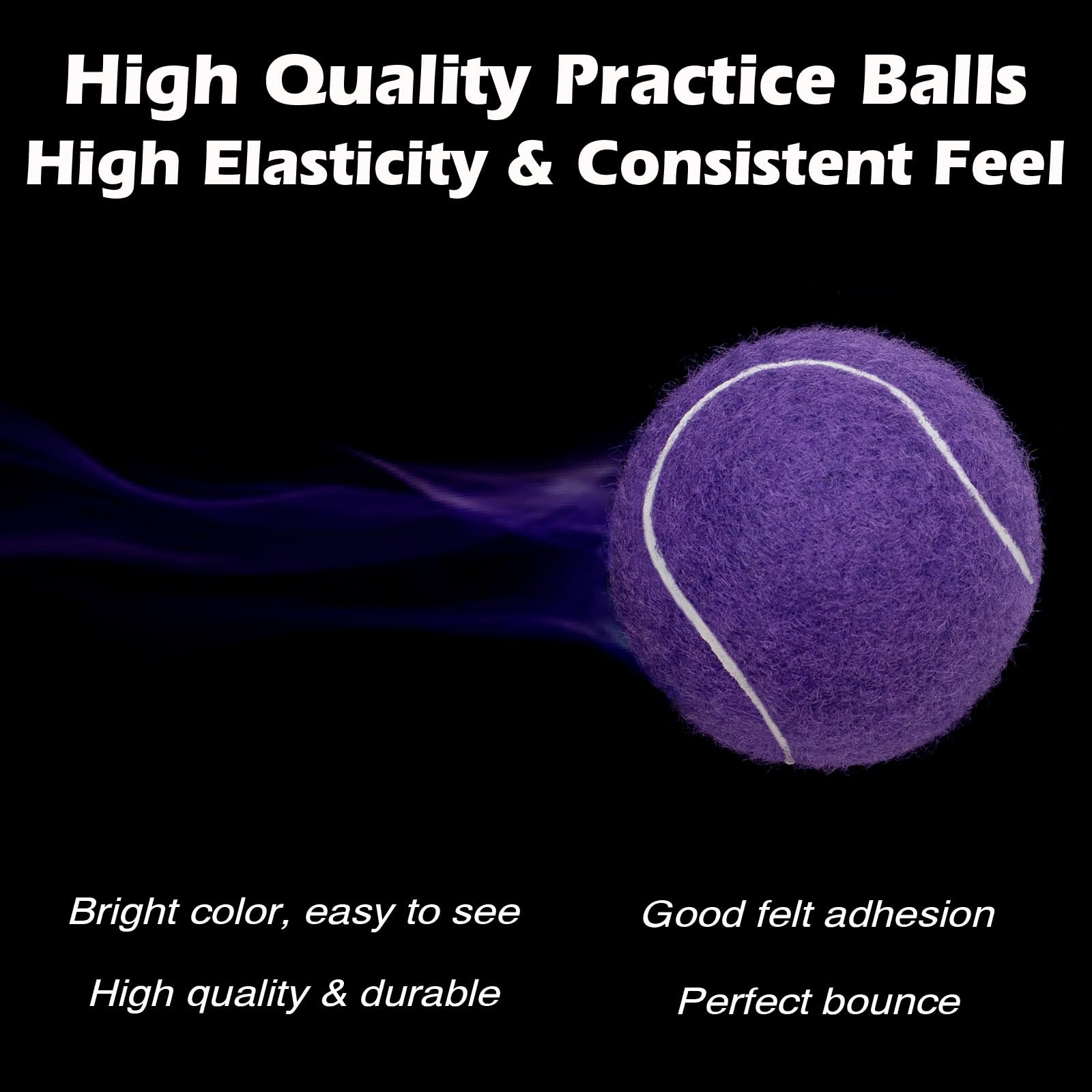 Snapklik.com : Premium 12-Piece Tennis Balls Set, 2.5 Inch Diameter ...