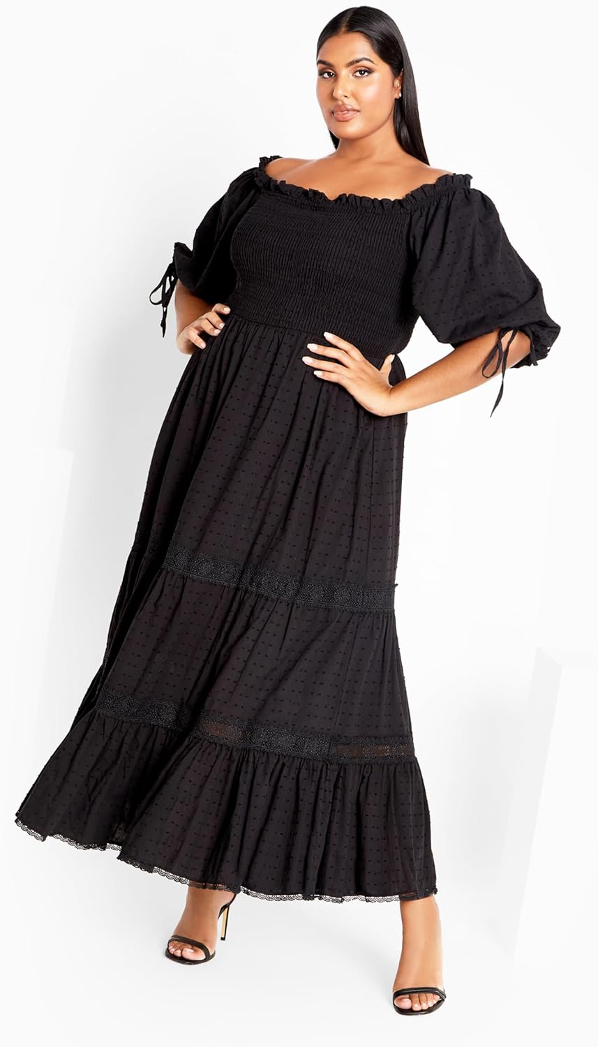 City Chic Women's Plus Size Love Shirred Dress - Image 3