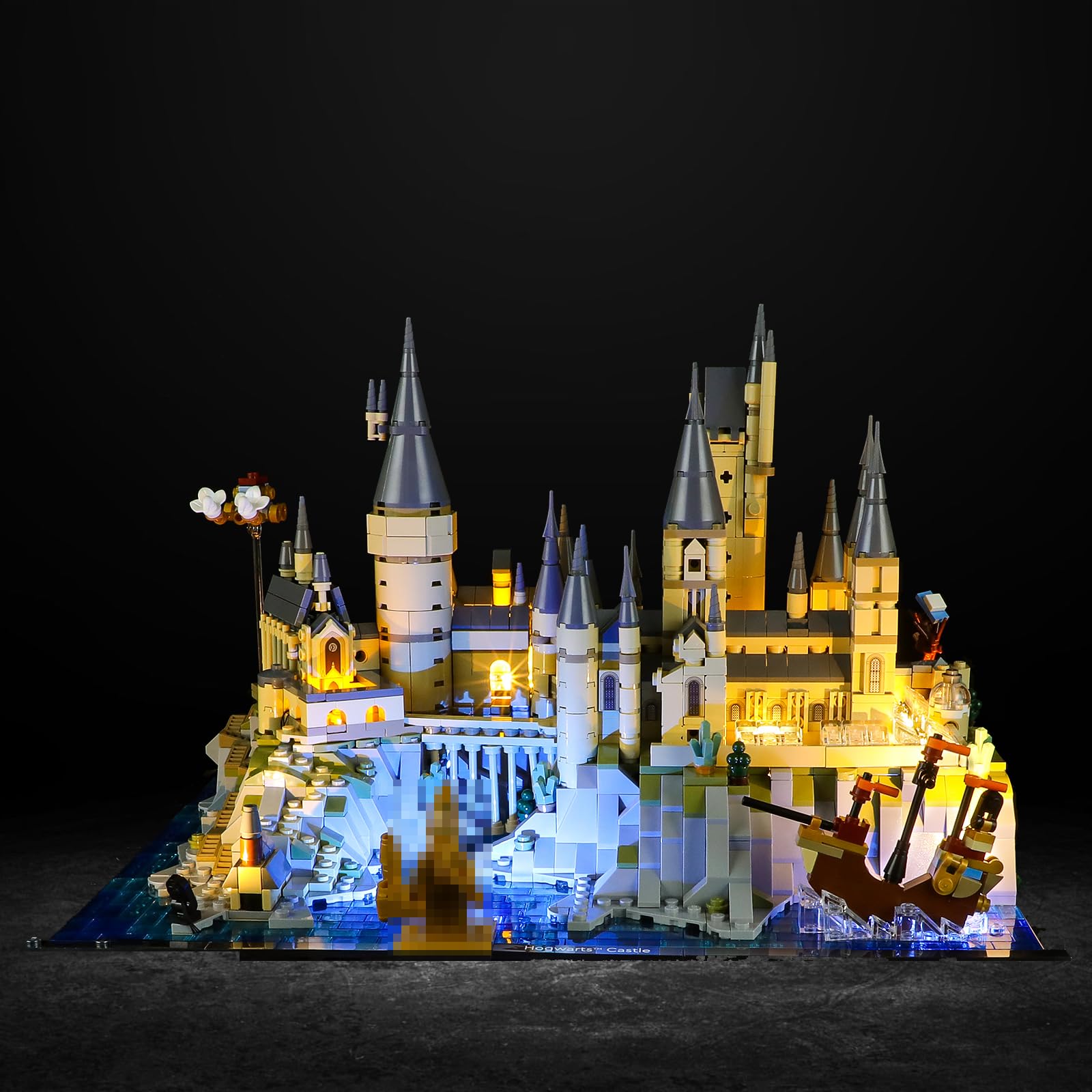 Vaodest LED Light for Lego 76419 Castle and Grounds Set,Design and Configuration Compatible with Model 76419(LED Light Only, Not Building Block Kit)