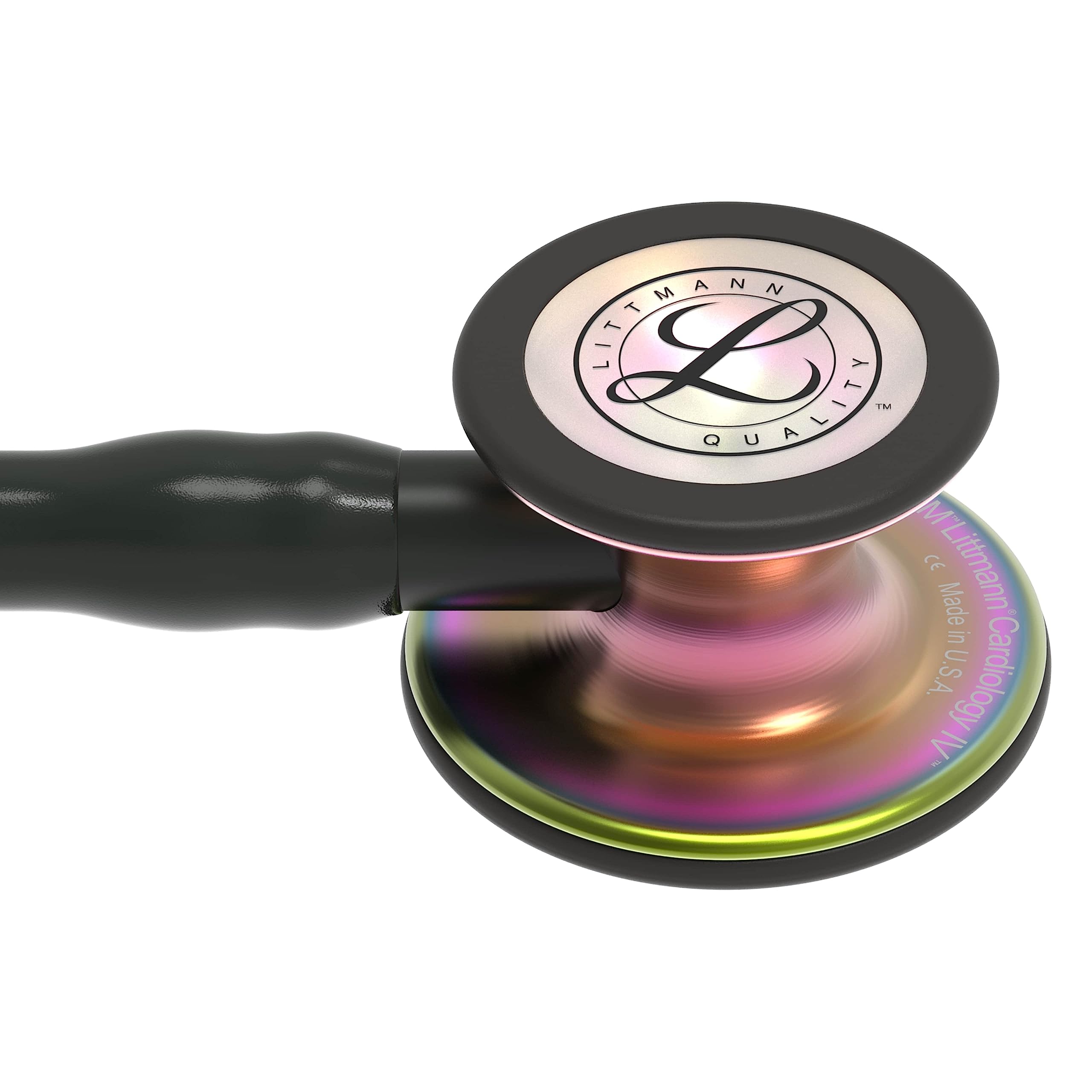 3M Littmann Cardiology IV Estetoscopio con Grabado Gratuito y Linterna Pupilar de Regalo (Rainbow Edition)