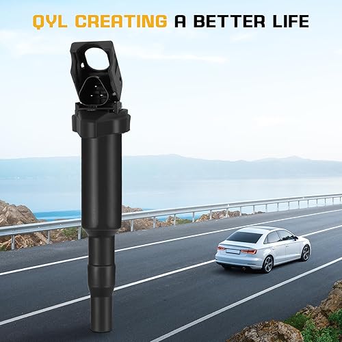 Miniatura 7 de QYL 6 bobinas de encendido compatibles con BMW 128i 135i 335i 325i 328i 330i M5 M6 525xi 528i 550i 750i N54 X3 X5 X6 Z4 4.4L 4.8L repuesto para