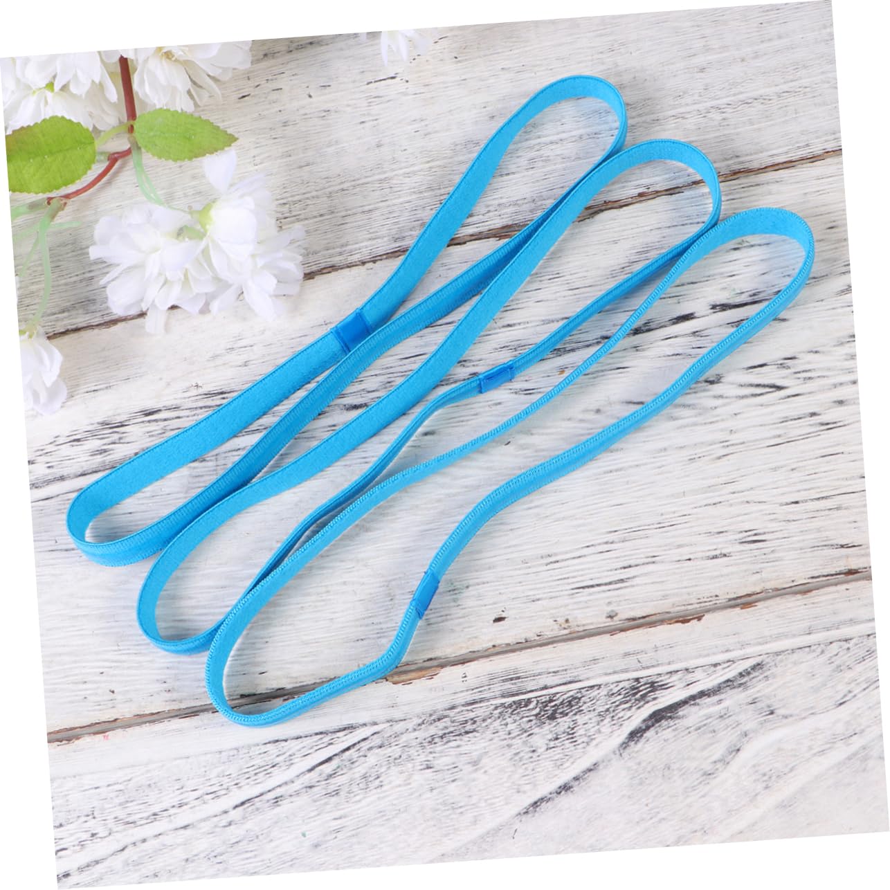 INOOMP 27pezzi Fasce Sportive Antiscivolo Per Corsa e Yoga Da Elastiche Accessori Per Allenamento Unisex Blu