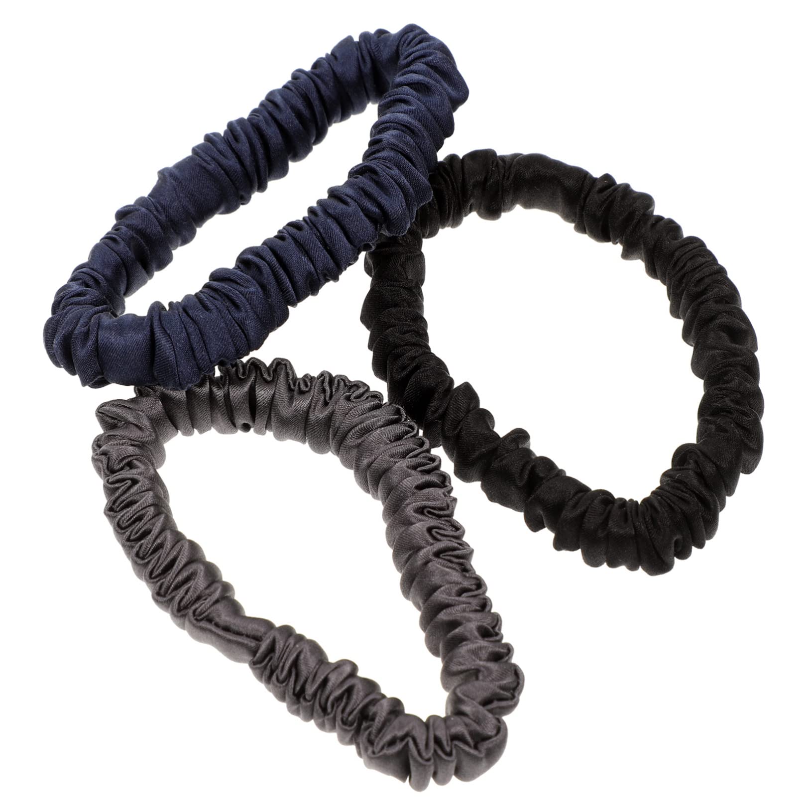 minkissy 9 elastici per capelli da donna, nastri per capelli da donna, elastici per capelli, elastici per capelli, elastici per capelli, elastici per capelli, elastici per capelli, in raso morbido,