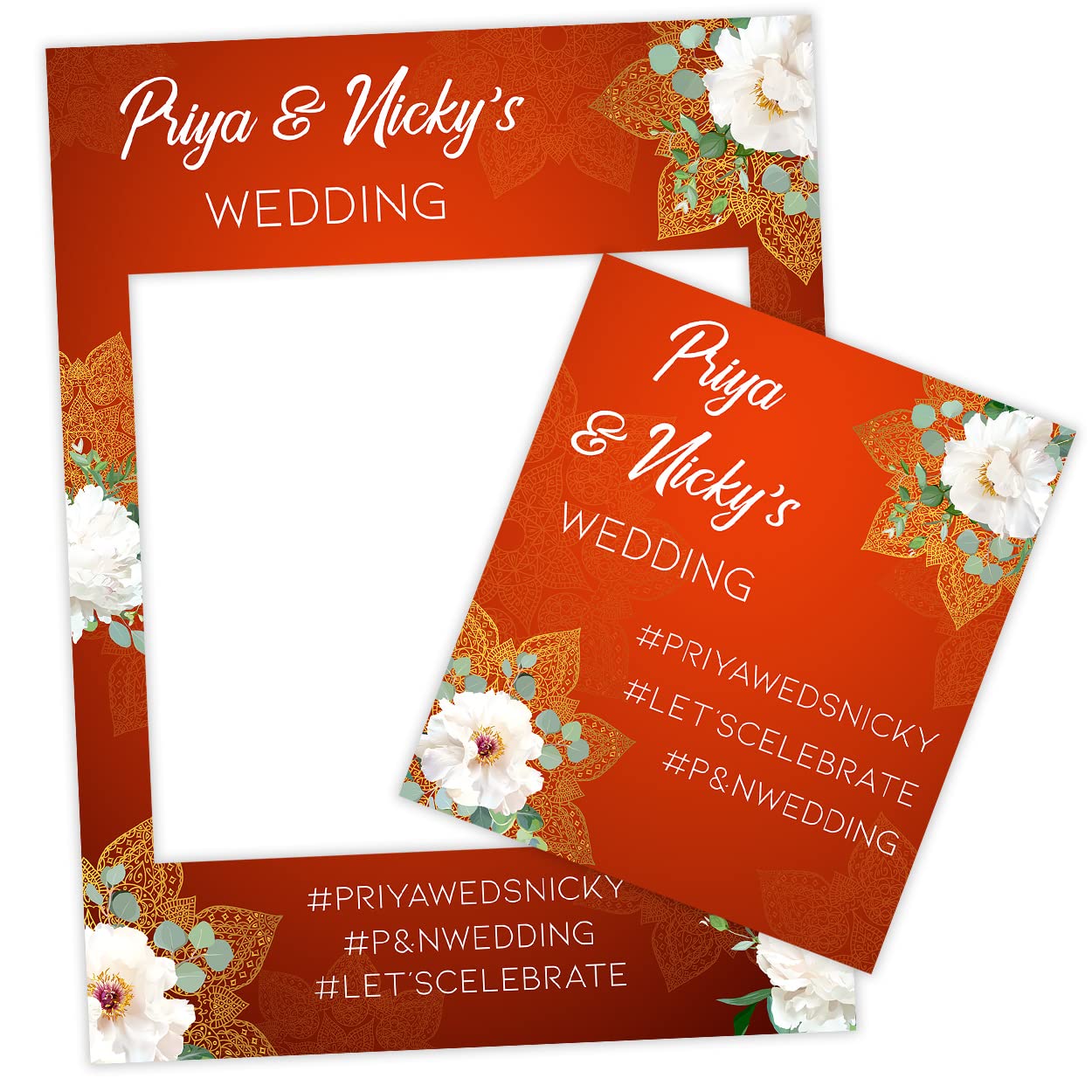 Paper Themes Sfmw04 Muslim Selfie Frames For Eid Festival Weddings Mehndi Night Special Occasions By (Sfmw04)