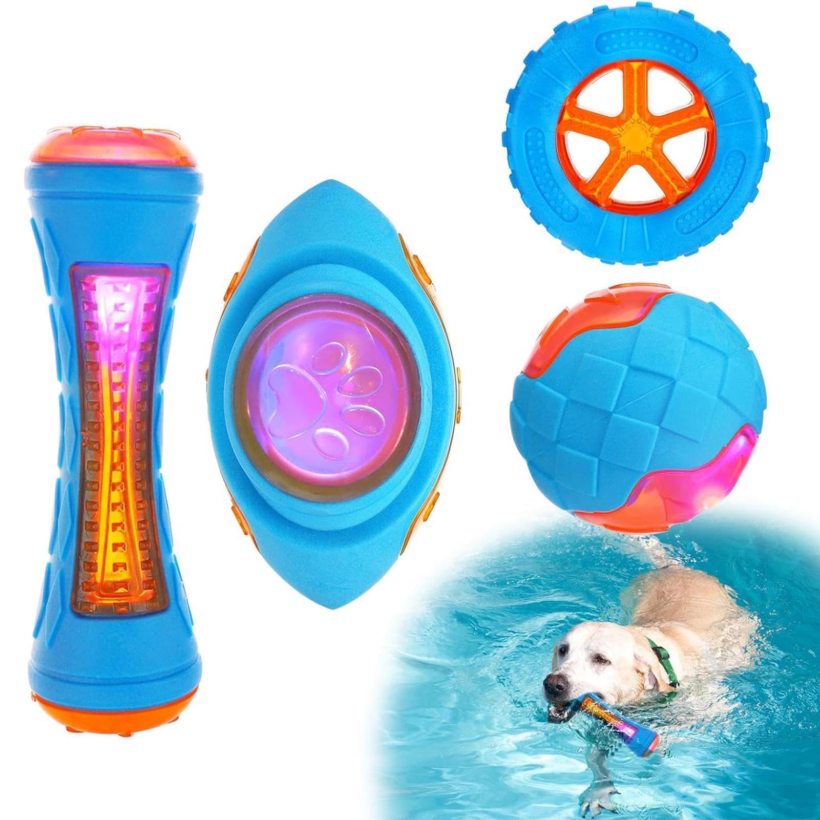 Cooles Hundespielzeug Für Den Wasserspaß - Schwimmendes Apportierspielzeug In Gelb